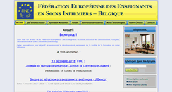 Desktop Screenshot of finebelgique.eu